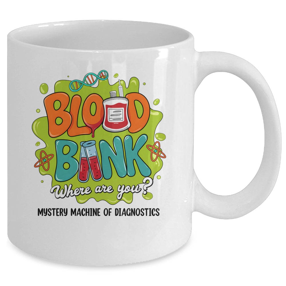 Retro Lab Week 2025 Blood Bank Team MLS MLT Lab Scientist Mug | siriusteestore