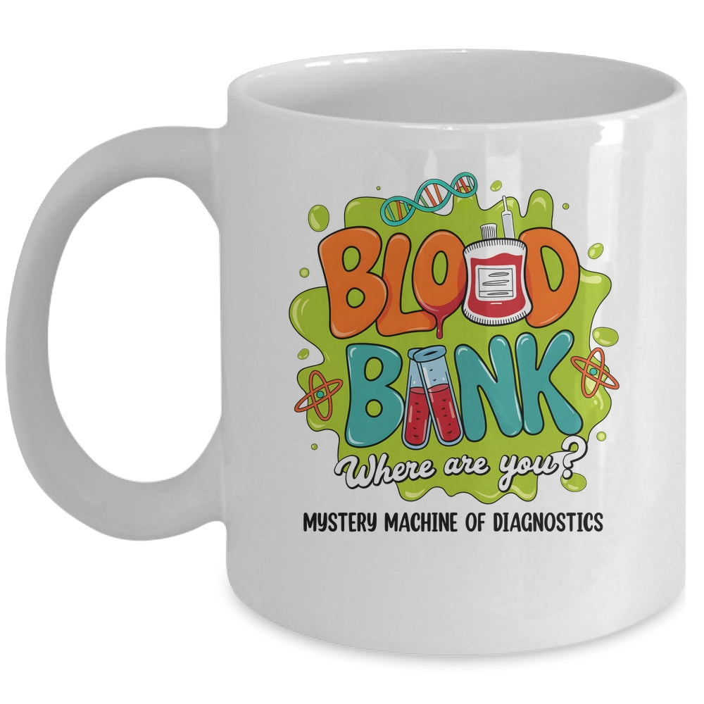 Retro Lab Week 2025 Blood Bank Team MLS MLT Lab Scientist Mug | siriusteestore