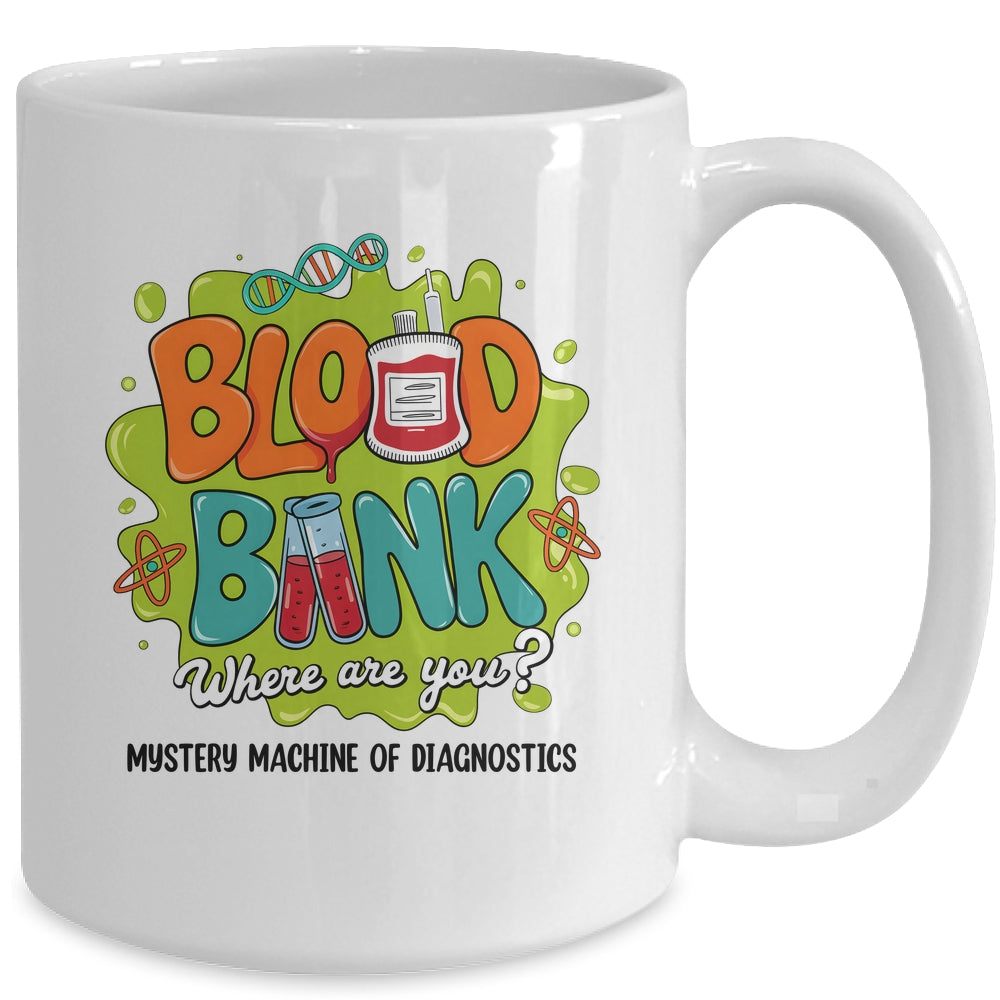 Retro Lab Week 2025 Blood Bank Team MLS MLT Lab Scientist Mug | siriusteestore