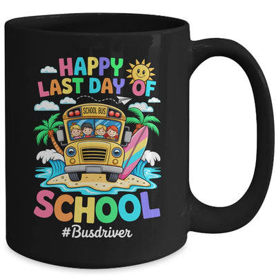 Retro Last Day Of School End Of School Bus Driver We Out Mug | siriusteestore