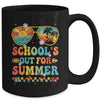 Retro Last Day Of School's Out For Summer Teacher Boys Girls Mug | siriusteestore