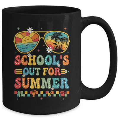 Retro Last Day Of School's Out For Summer Teacher Boys Girls Mug | siriusteestore