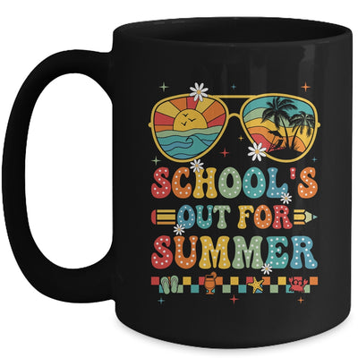 Retro Last Day Of School's Out For Summer Teacher Boys Girls Mug | siriusteestore