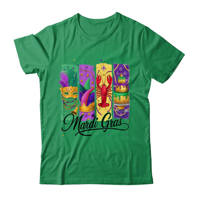Retro Mardi Gras Carnival King Cake Crawfish Louisiana Shirt & Sweatshirt | siriusteestore