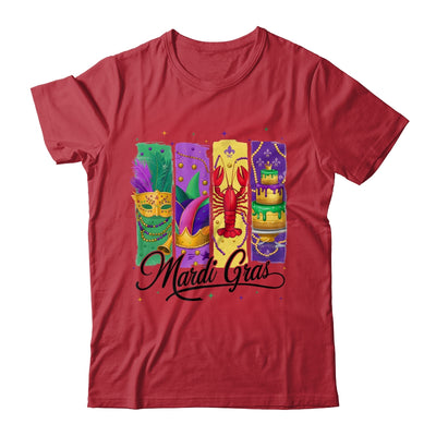 Retro Mardi Gras Carnival King Cake Crawfish Louisiana Shirt & Sweatshirt | siriusteestore