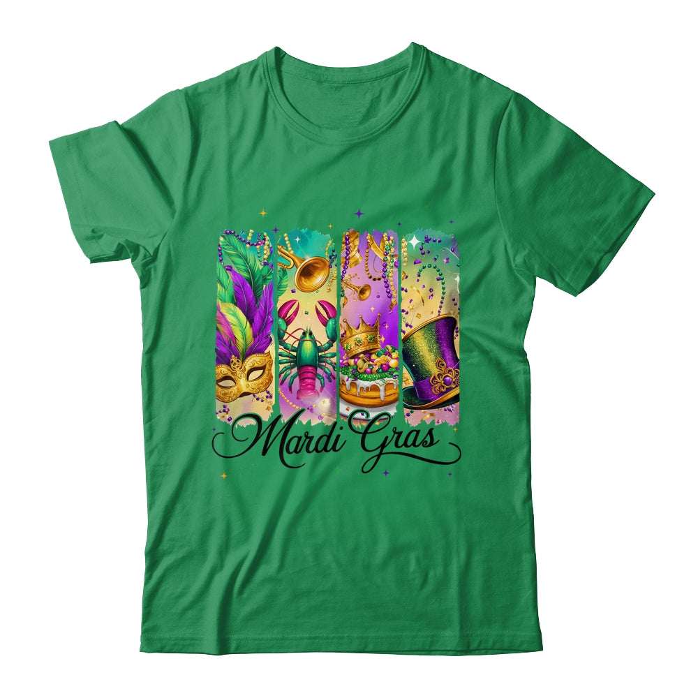 Retro Mardi Gras Coquette King Cake Louisiana Crawfish Shirt & Sweatshirt | siriusteestore