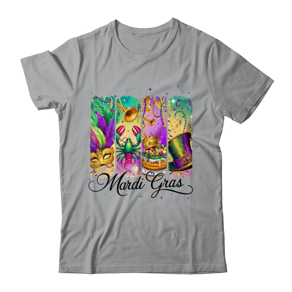 Retro Mardi Gras Coquette King Cake Louisiana Crawfish Shirt & Sweatshirt | siriusteestore