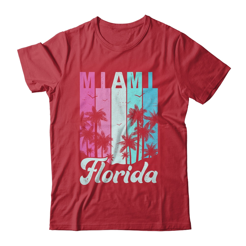 Retro Miami Florida Beach Souvenir Men Women Kids Shirt & Tank Top | siriusteestore