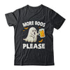 Retro More Boos Please Ghost Beer Halloween Costume Men Shirt & Hoodie | siriusteestore