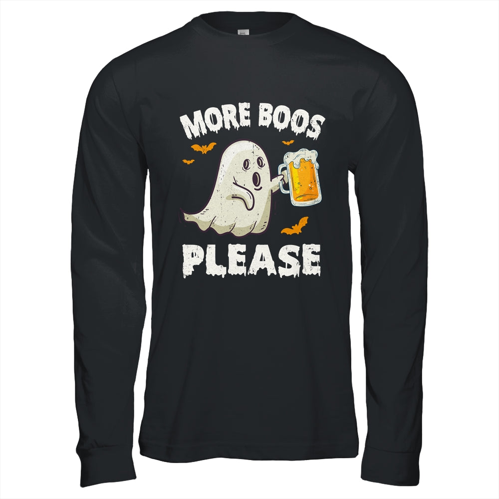 Retro More Boos Please Ghost Beer Halloween Costume Men Shirt & Hoodie | siriusteestore