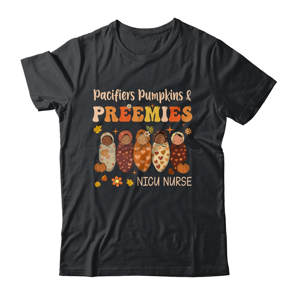 Retro Pacifiers Pumpkins Preemies Fall NICU Nurse Halloween Shirt & Sweatshirt | siriusteestore