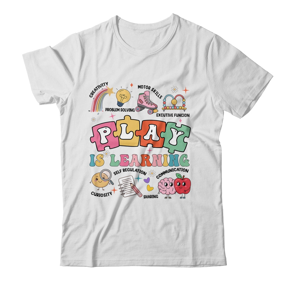 Retro Play Is Learning Kindergarten Teacher Team Women Shirt & Hoodie | siriusteestore