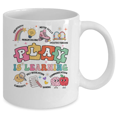 Retro Play Is Learning Kindergarten Teacher Team Women Mug | siriusteestore