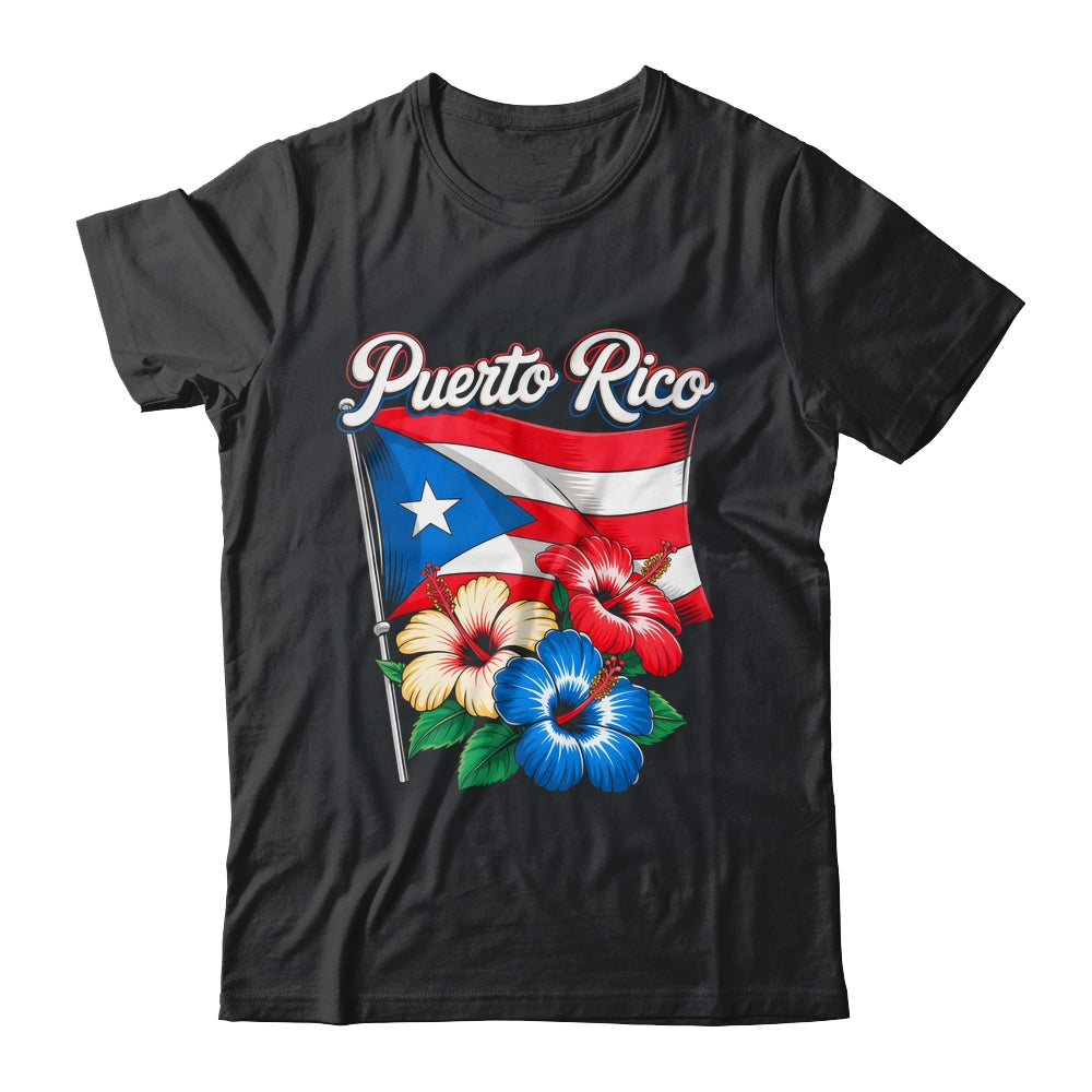 Retro Puerto Rico Flag Hispanic Heritage Month Boricua Rican Shirt & Tank Top | siriusteestore