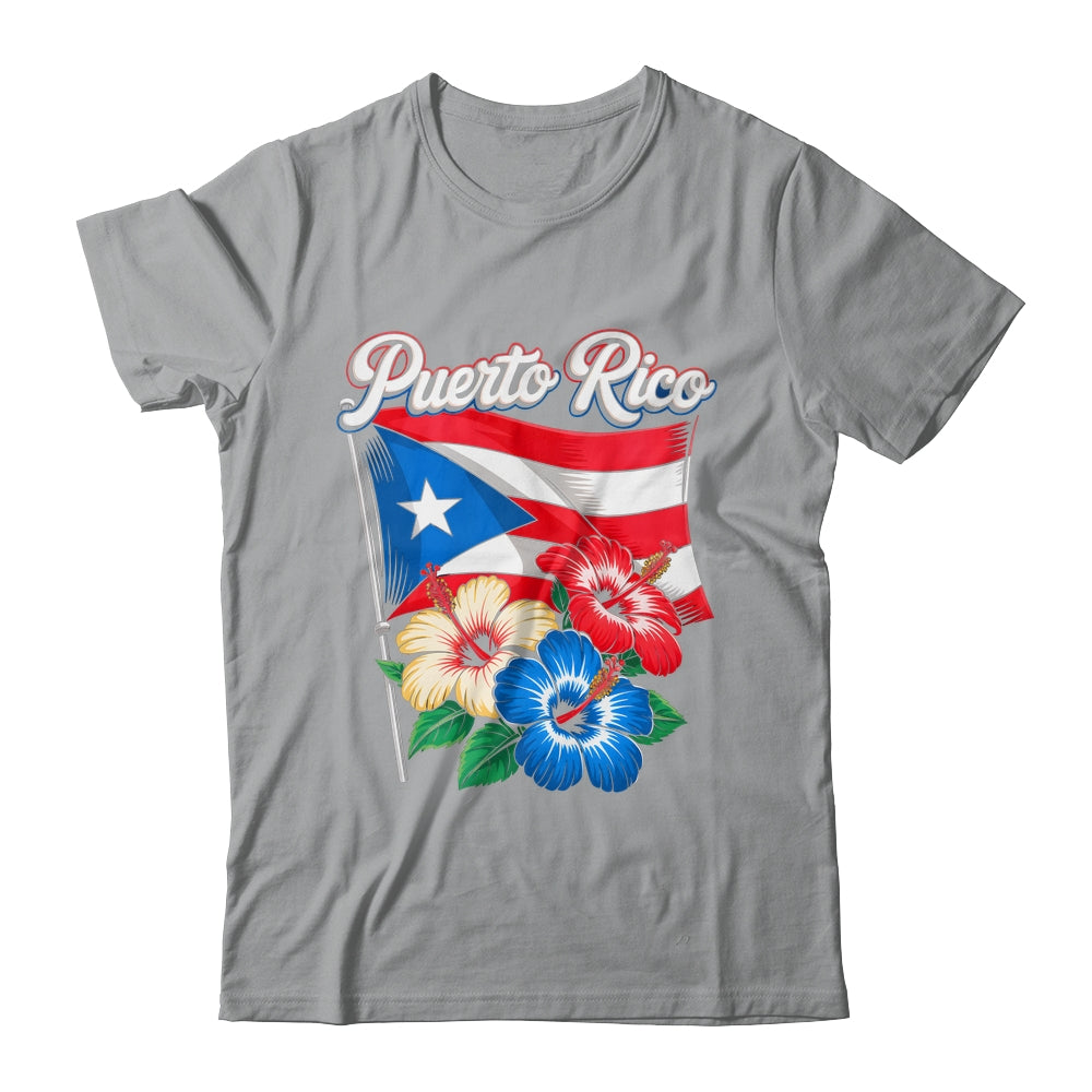 Retro Puerto Rico Flag Hispanic Heritage Month Boricua Rican Shirt & Tank Top | siriusteestore