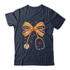 Retro Pumpkin Nurse Life Stethoscope Fall Autumn Coquette Bow Nurse Shirt & Sweatshirt | siriusteestore