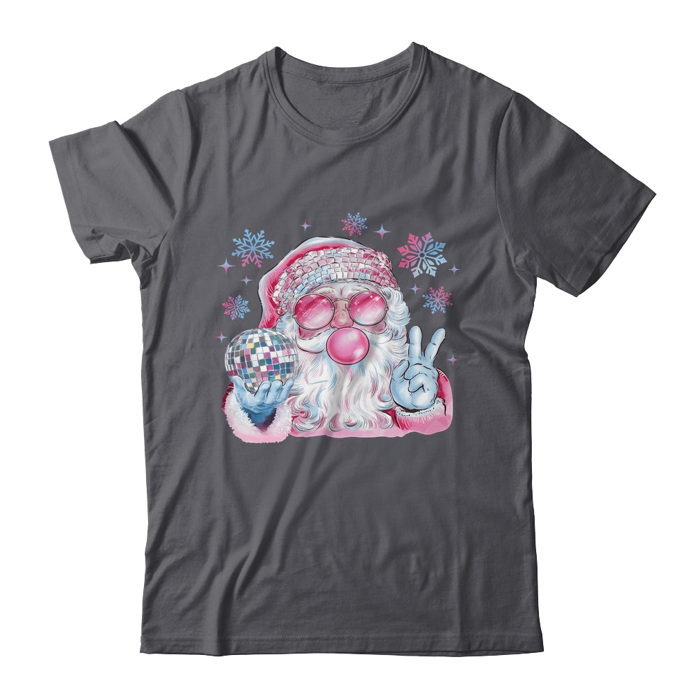 Retro Santa Christmas Blowing Bubble Funny Santa Sunglasses Shirt & Sweatshirt | siriusteestore