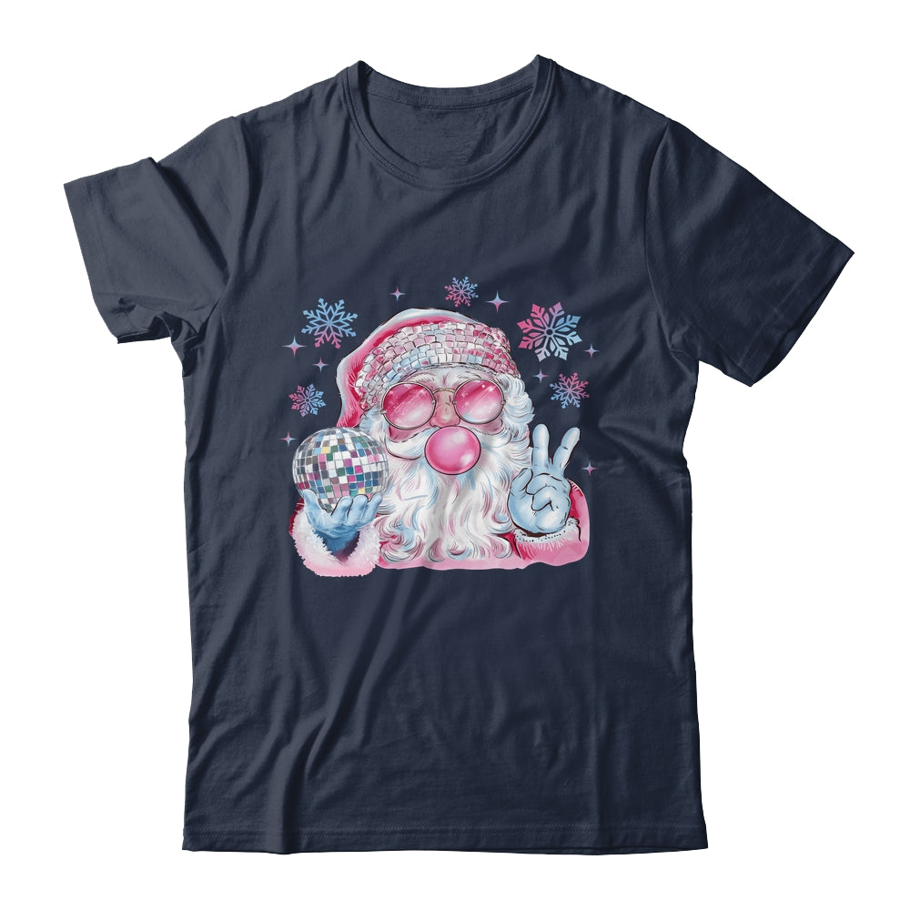 Retro Santa Christmas Blowing Bubble Funny Santa Sunglasses Shirt & Sweatshirt | siriusteestore