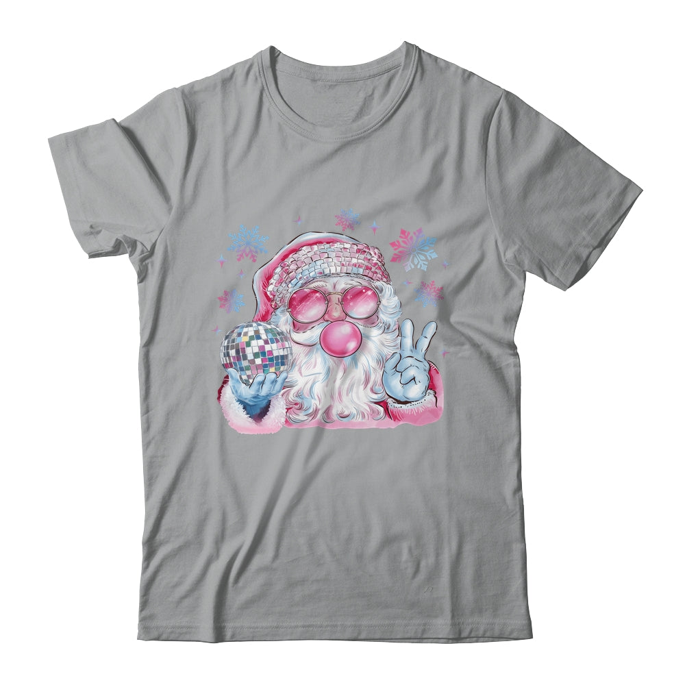 Retro Santa Christmas Blowing Bubble Funny Santa Sunglasses Shirt & Sweatshirt | siriusteestore