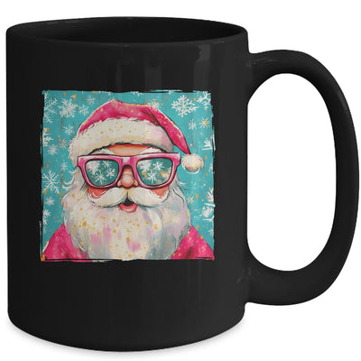 Retro Santa Claus Christmas Funny Sunglasses Xmas Vintage Mug | siriusteestore