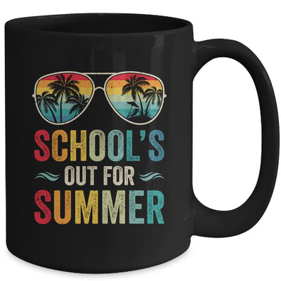 Retro Schools Out For Summer Last Day Of School Teacher Boy Mug | siriusteestore