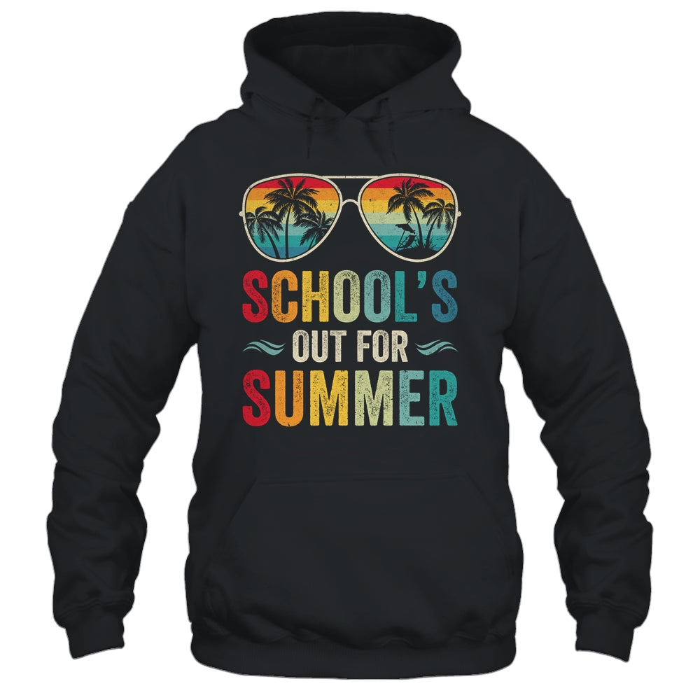 Retro Schools Out For Summer Last Day Of School Teacher Boy Shirt & Tank Top | siriusteestore