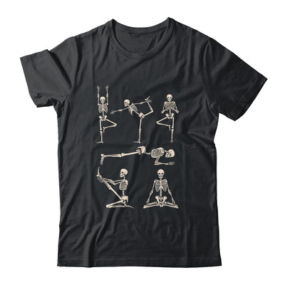 Retro Skeleton Yoga Funny Balance Halloween Costume Shirt & Hoodie | siriusteestore