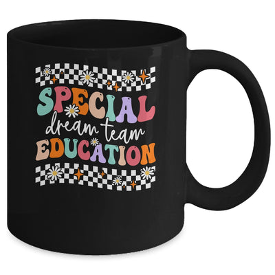 Retro Special Education Squad Groovy Dream Team SPED Teacher Mug | siriusteestore