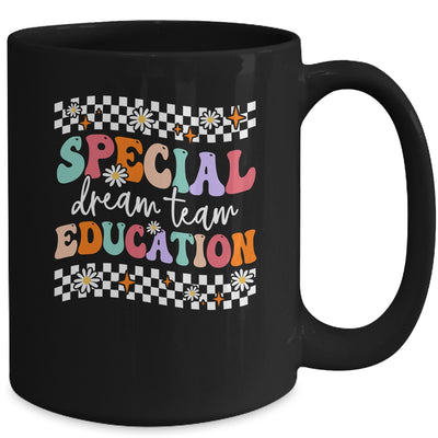 Retro Special Education Squad Groovy Dream Team SPED Teacher Mug | siriusteestore