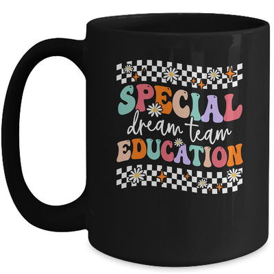 Retro Special Education Squad Groovy Dream Team SPED Teacher Mug | siriusteestore