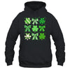 Retro St.Patricks Day Lucky Shamrock Coquette Bow Girl Women Shirt & Hoodie | siriusteestore