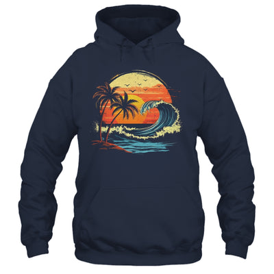 Retro Sunset Tropical Vintage Beach Palm Tree For Men Women Shirt & Tank Top | siriusteestore