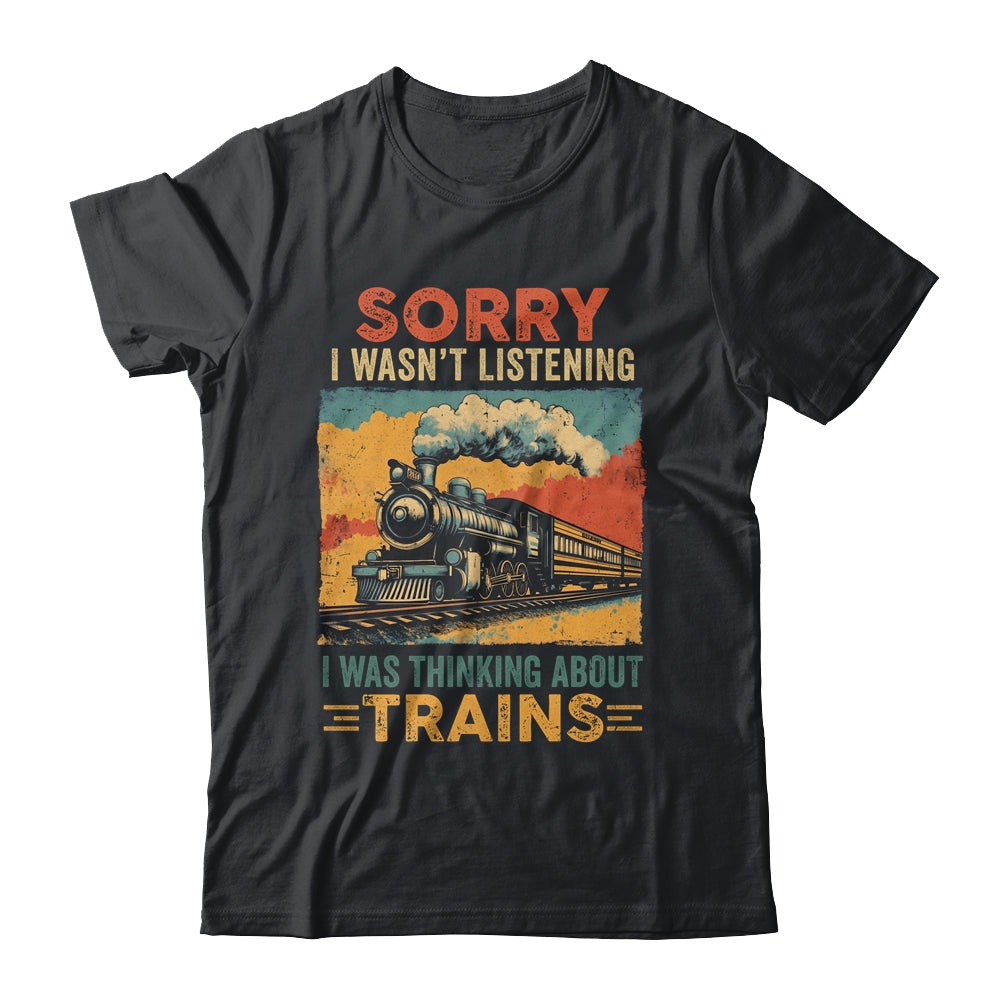 Retro Train Lover Model Railroad Conductor Funny Train Shirt & Hoodie | siriusteestore