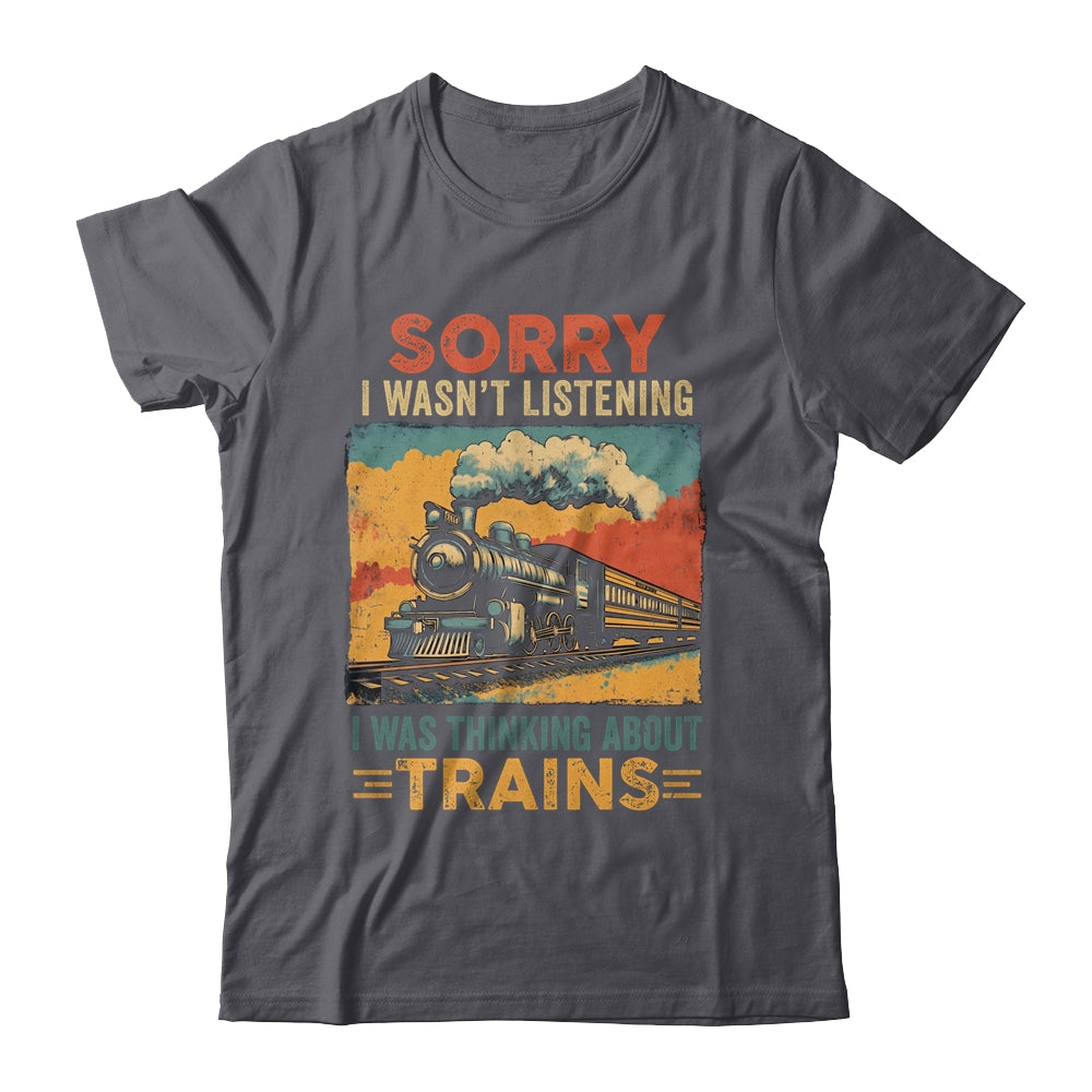 Retro Train Lover Model Railroad Conductor Funny Train Shirt & Hoodie | siriusteestore