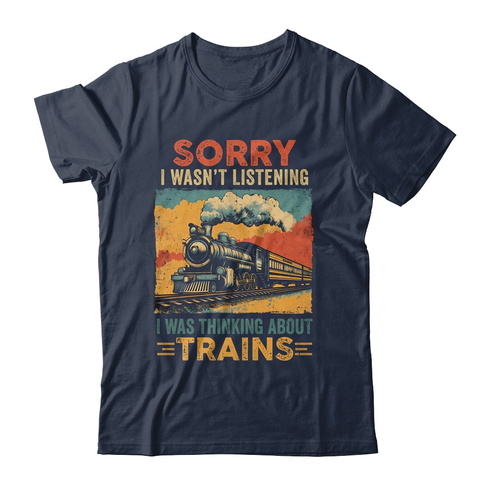 Retro Train Lover Model Railroad Conductor Funny Train Shirt & Hoodie | siriusteestore