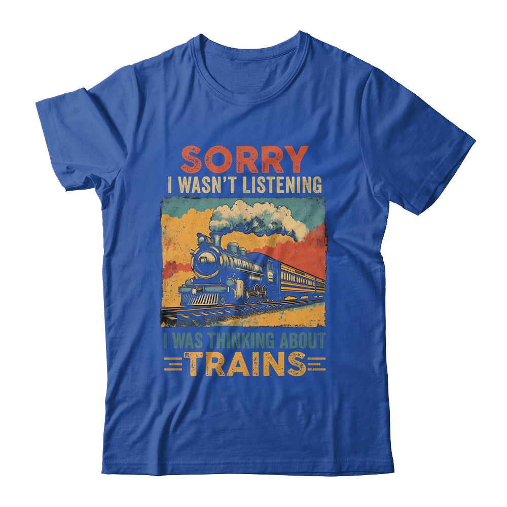 Retro Train Lover Model Railroad Conductor Funny Train Shirt & Hoodie | siriusteestore