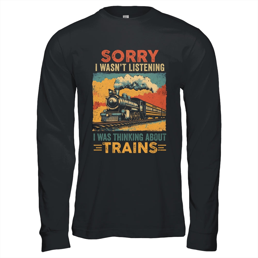 Retro Train Lover Model Railroad Conductor Funny Train Shirt & Hoodie | siriusteestore