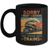 Retro Train Lover Model Railroad Conductor Funny Train Mug | siriusteestore