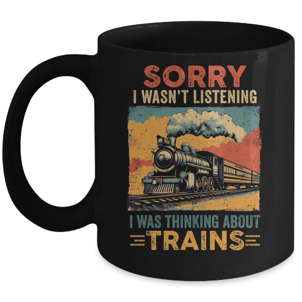 Retro Train Lover Model Railroad Conductor Funny Train Mug | siriusteestore