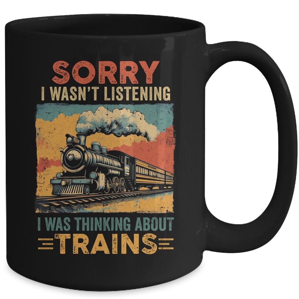 Retro Train Lover Model Railroad Conductor Funny Train Mug | siriusteestore