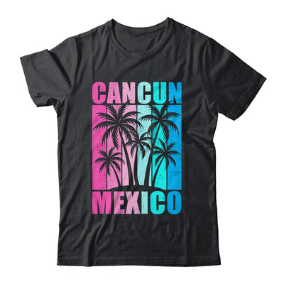 Retro Tropical Sunset Cancun Beach Mexico Summer Vibes Shirt & Tank Top | siriusteestore