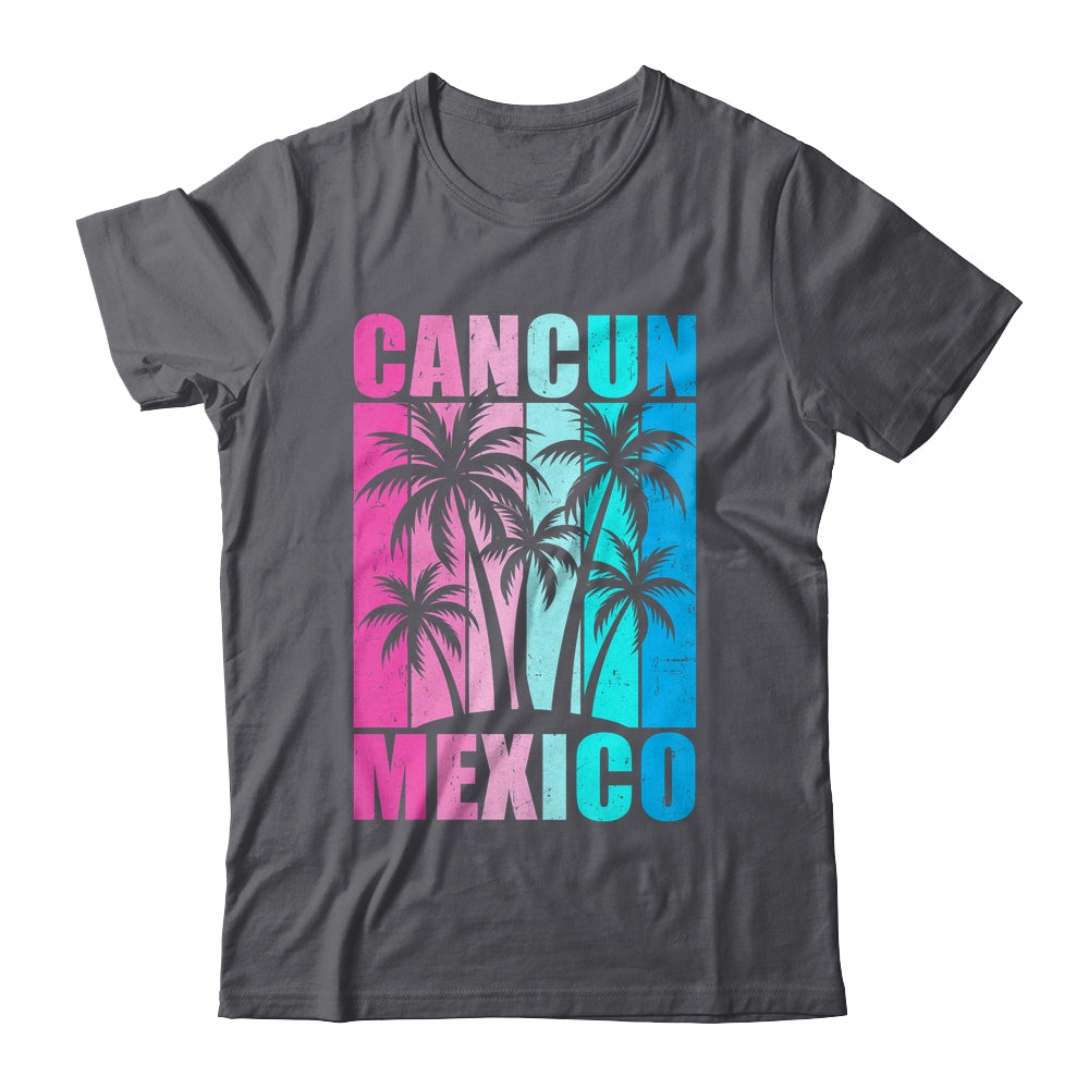 Retro Tropical Sunset Cancun Beach Mexico Summer Vibes Shirt & Tank Top | siriusteestore