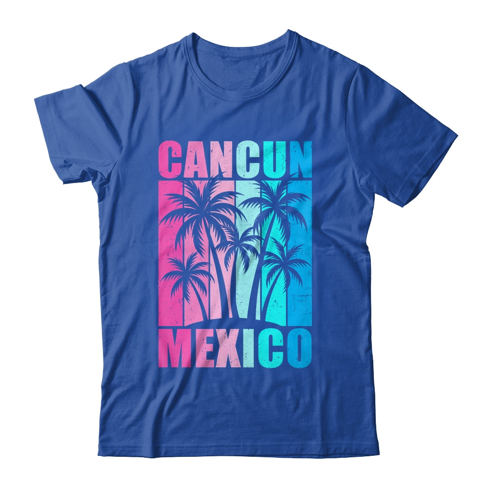 Retro Tropical Sunset Cancun Beach Mexico Summer Vibes Shirt & Tank Top | siriusteestore