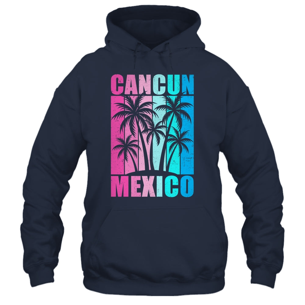 Retro Tropical Sunset Cancun Beach Mexico Summer Vibes Shirt & Tank Top | siriusteestore