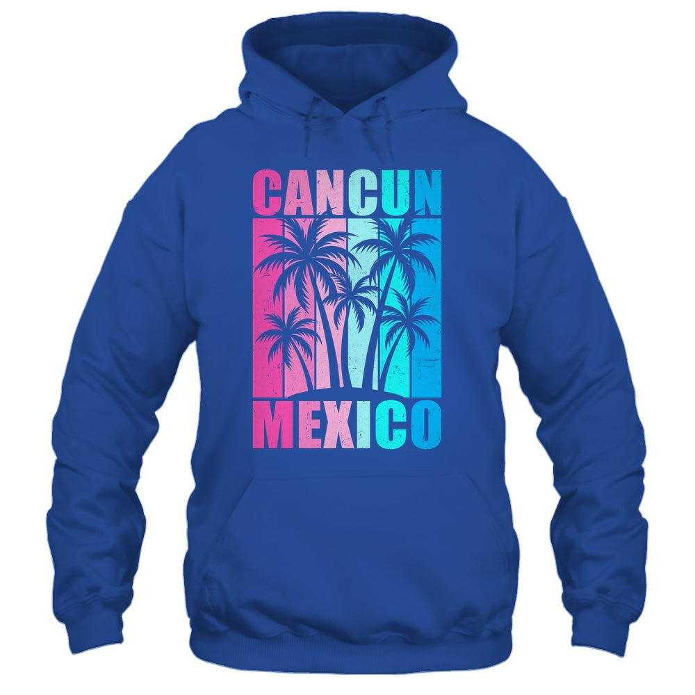 Retro Tropical Sunset Cancun Beach Mexico Summer Vibes Shirt & Tank Top | siriusteestore