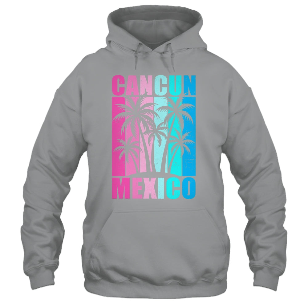 Retro Tropical Sunset Cancun Beach Mexico Summer Vibes Shirt & Tank Top | siriusteestore
