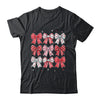 Retro Valentine's Day Heart Coquette Bow Women Kids Girl Shirt & Tank Top | siriusteestore