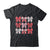 Retro Valentine's Day Heart Coquette Bow Women Kids Girl Shirt & Tank Top | siriusteestore