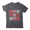 Retro Valentine's Day Heart Coquette Bow Women Kids Girl Shirt & Tank Top | siriusteestore