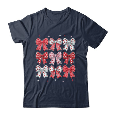 Retro Valentine's Day Heart Coquette Bow Women Kids Girl Shirt & Tank Top | siriusteestore